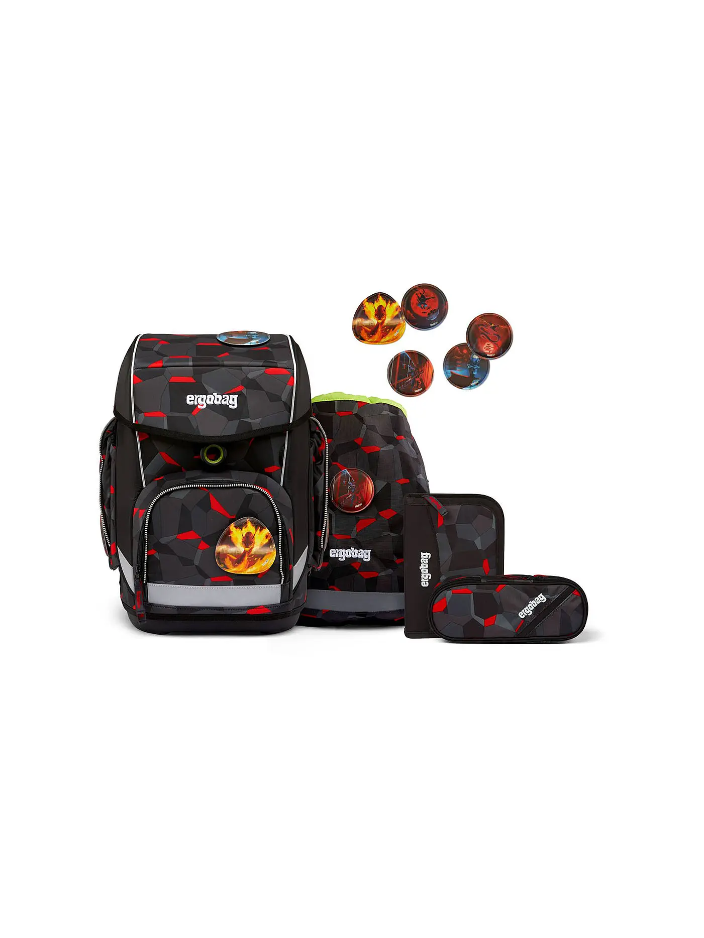 ERGOBAG | Schultaschen Set 5tlg Cubo - TaekBärdo | 